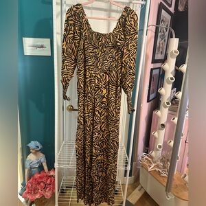 Anthropologie Tiger Print Jumpsuit - NWT